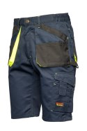SPODNIE KRÓTKIE GRANAT/ŻÓŁTY - BRIXTON PRACTICAL