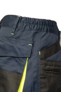 SPODNIE KRÓTKIE GRANAT/ŻÓŁTY - BRIXTON PRACTICAL