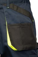 SPODNIE KRÓTKIE GRANAT/ŻÓŁTY - BRIXTON PRACTICAL