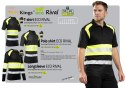 ECO RIVAL SEVEN KINGS KOSZULKA POLO CZARNY/POMARAŃCZ