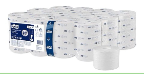 Papier toaletowy Tork, OptiServe/Mid-size, 2 warstwy, kolor biały, (24) bez gilzy, T7advanced 472630 Papier toaletowy Tork, OptiServe/Mid-size, 2 warstwy, kolor biały, (24) bez gilzy, T7advanced 472630