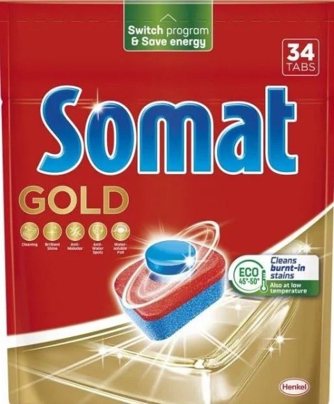 SOMAT Tabletki do zmywarki 34 szt. GOLD 577105 SOMAT Tabletki do zmywarki 34 szt. GOLD 577105