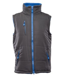 KAMIZELKA COLINO - Stal/Niebieski L