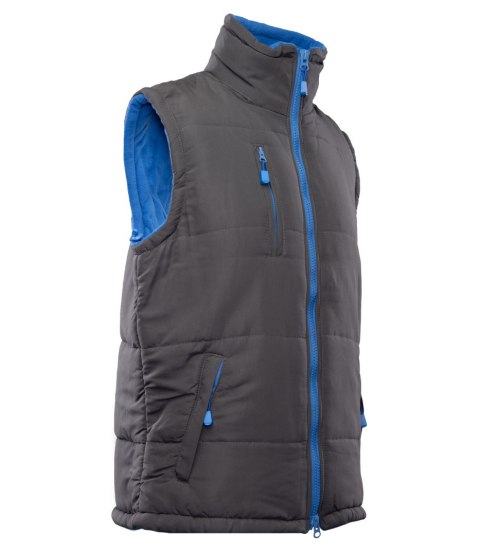 KAMIZELKA COLINO - Stal/Niebieski L