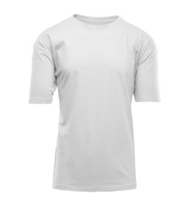 KOSZULKA BAWEŁNA BIEL - Biały 2XL.
