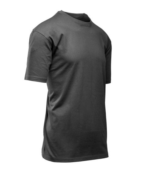 KOSZULKA BAWEŁNA CZARNA - Czarny 3XL. KOSZULKA BAWEŁNA CZARNA - Czarny 3XL.