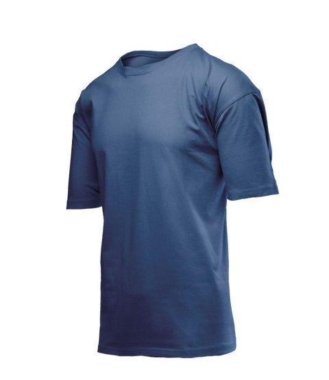 KOSZULKA BAWEŁNA GRANAT - Granatowy 2XL. KOSZULKA BAWEŁNA GRANAT - Granatowy 2XL.