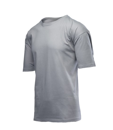 KOSZULKA BAWEŁNA SZARY - Stalowy 2XL. KOSZULKA BAWEŁNA SZARY - Stalowy 2XL.