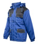 KURTKA PARKA WSTAWKA KOLOR - Niebiesko/Czarny L