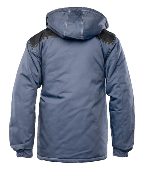 KURTKA PARKA WSTAWKA KOLOR - Stalowo - czarny M KURTKA PARKA WSTAWKA KOLOR - Stalowo - czarny M