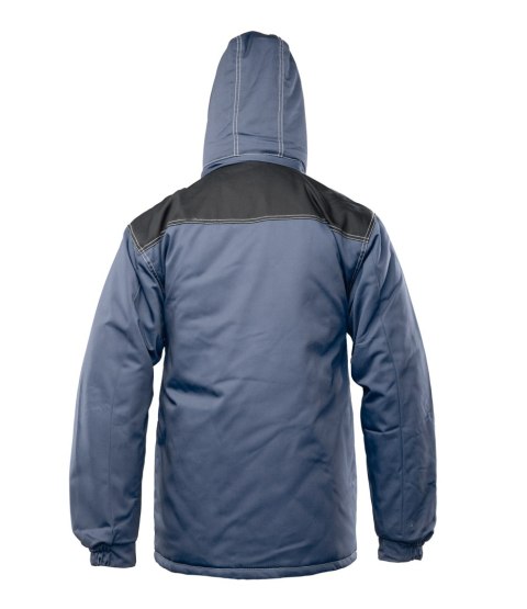 KURTKA PARKA WSTAWKA KOLOR - Stalowo - czarny M KURTKA PARKA WSTAWKA KOLOR - Stalowo - czarny M