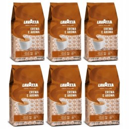 Kawa LAVAZZA CREMA e AROMA 1kg ziarnista (6szt.)