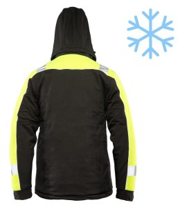 OCIEPLANY SOFTSHELL RIVAL - Czarny/seledyn M