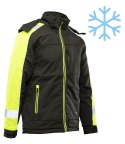OCIEPLANY SOFTSHELL RIVAL - Czarny/seledyn M
