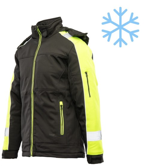 OCIEPLANY SOFTSHELL RIVAL - Czarny/seledyn M OCIEPLANY SOFTSHELL RIVAL - Czarny/seledyn M