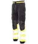 FLASH JOGGER SPODNIE SKF03Y CZARNY/ŻÓŁTY KAT II - Czarny-Żółty(cy) 3XL.