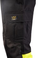 FLASH JOGGER SPODNIE SKF03Y CZARNY/ŻÓŁTY KAT II - Czarny-Żółty(cy) 3XL.