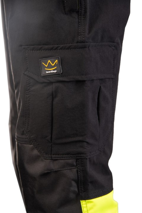 FLASH JOGGER SPODNIE SKF03Y CZARNY/ŻÓŁTY KAT II - Czarny-Żółty(cy) 3XL. FLASH JOGGER SPODNIE SKF03Y CZARNY/ŻÓŁTY KAT II - Czarny-Żółty(cy) 3XL.