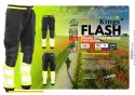 FLASH JOGGER SPODNIE SKF03Y CZARNY/ŻÓŁTY KAT II - Czarny-Żółty(cy) S