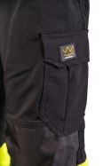 FLASH JOGGER SPODNIE SKF03Y CZARNY/ŻÓŁTY KAT II - Czarny-Żółty(cy) S