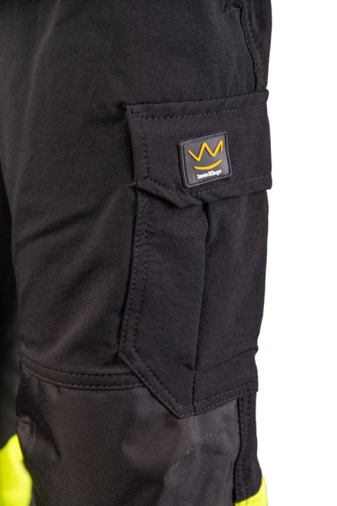 FLASH JOGGER SPODNIE SKF03Y CZARNY/ŻÓŁTY KAT II - Czarny-Żółty(cy) S FLASH JOGGER SPODNIE SKF03Y CZARNY/ŻÓŁTY KAT II - Czarny-Żółty(cy) S
