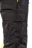 FLASH JOGGER SPODNIE SKF03Y CZARNY/ŻÓŁTY KAT II - Czarny-Żółty(cy) S