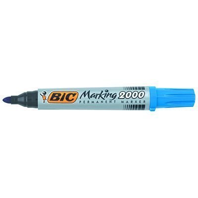 Marker permanentny BIC 2000 Ecolutions niebieski okrągła końcówka, 8209143 Marker permanentny BIC 2000 Ecolutions niebieski okrągła końcówka, 8209143