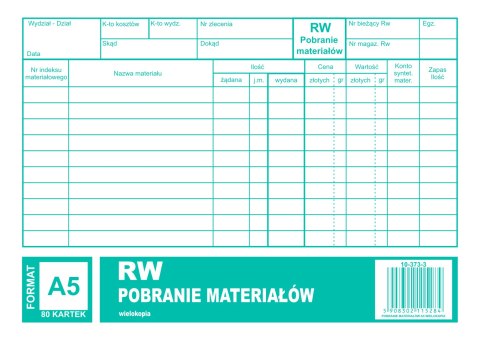 373-3 RW pobranie materiałów MICHALCZYK&PROKOP A5 80 kartek 373-3 RW pobranie materiałów MICHALCZYK&PROKOP A5 80 kartek