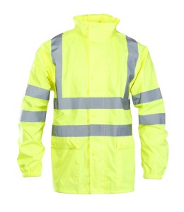 FLASH KURTKA POLIESTER/PU - Żółty 3XL.