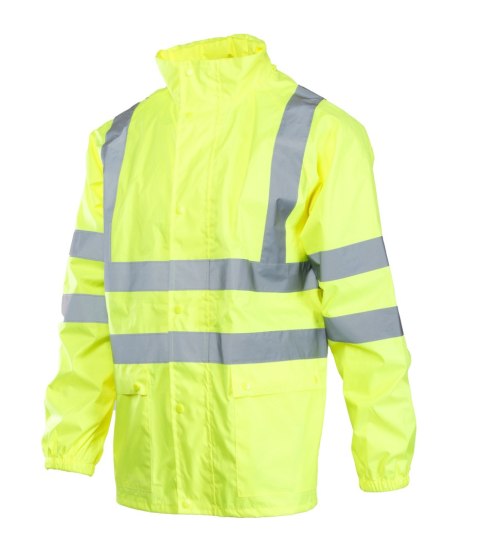 FLASH KURTKA POLIESTER/PU - Żółty 3XL. FLASH KURTKA POLIESTER/PU - Żółty 3XL.