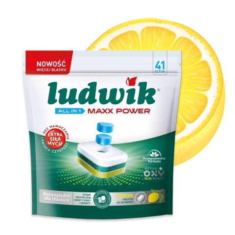 LUDWIK Tabletki do zmywarek 80 szt. ALL IN ONE LEMON 24708 LUDWIK Tabletki do zmywarek 80 szt. ALL IN ONE LEMON 24708