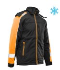 OCIEPLANY SOFTSHELL RIVAL POMARAŃCZOWY - CZARNO-POMARAŃCZOWY(cp) 3XL.