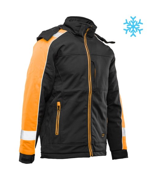 OCIEPLANY SOFTSHELL RIVAL POMARAŃCZOWY - CZARNO-POMARAŃCZOWY(cp) 3XL. OCIEPLANY SOFTSHELL RIVAL POMARAŃCZOWY - CZARNO-POMARAŃCZOWY(cp) 3XL.