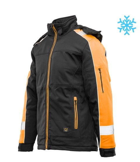 OCIEPLANY SOFTSHELL RIVAL POMARAŃCZOWY - CZARNO-POMARAŃCZOWY(cp) 3XL. OCIEPLANY SOFTSHELL RIVAL POMARAŃCZOWY - CZARNO-POMARAŃCZOWY(cp) 3XL.