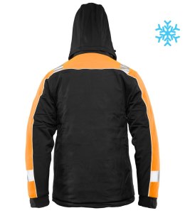 OCIEPLANY SOFTSHELL RIVAL POMARAŃCZOWY - CZARNO-POMARAŃCZOWY(cp) 4XL.