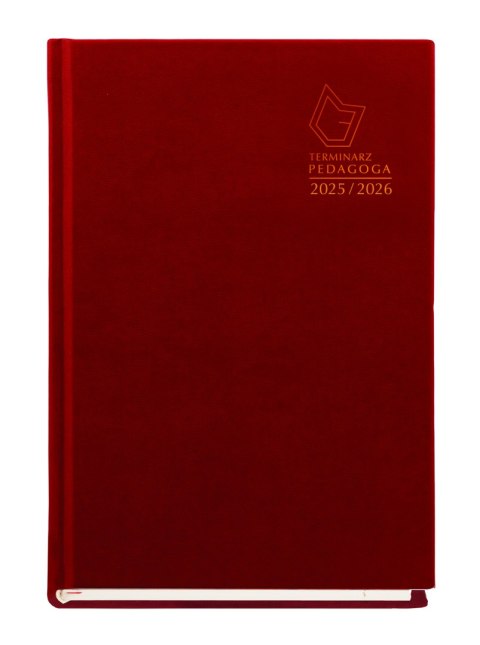 Terminarz PEDAGOGA 2025/2026 BORDO A5 T-150V-B Michalczyk i Prokop Terminarz PEDAGOGA 2025/2026 BORDO A5 T-150V-B Michalczyk i Prokop