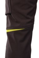 RIVAL SPODNIE SOFTSHELL OCIEPLANE CZARNY/ŻÓŁTY - Czarny-Żółty(cy) XL