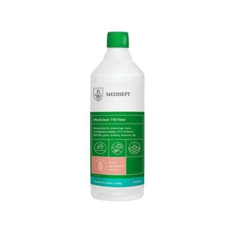 MEDICLEAN 110 Floor koncentra do mycia i pielęgnacji wodoodpornych podłóg 1L (pomarańcza) MEDICLEAN 110 Floor koncentra do mycia i pielęgnacji wodoodpornych podłóg 1L (pomarańcza)