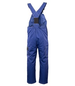 OGRODNICZKI OCIEPLANE WSTAWKA KOLOR - Niebiesko/Czarny 2XL.