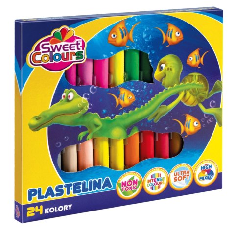 Plastelina 24 kolory koma-plast, 90522 KOMA Plastelina 24 kolory koma-plast, 90522 KOMA
