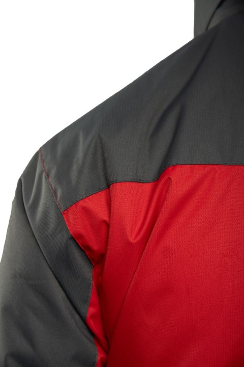 BENEFIT TORRO KURTKA STALOWY/CZERWONY - SC 2XL.