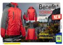 BENEFIT TORRO KURTKA STALOWY/CZERWONY - SC S
