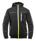 KURTKA SAFE CZARNA - Czarny/Żółty 2XL.