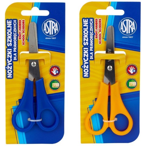 Nożyczki szkolne Astra z podziałką dla praworęcznych 407118002