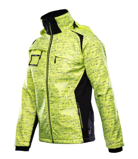 SEVEN KINGS CROSS SOFTSHELL KURTKA ŻÓŁĆ - Żółty (_y) XL