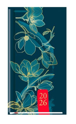 Terminarz Kieszonkowy 90x165mm 2026 Michalczyk i Prokop T-231F-02 kalendarz 1 tydzień na 2 stronach