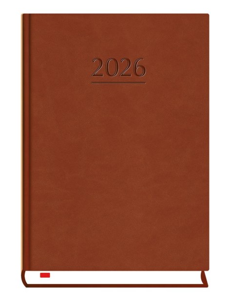 Terminarz Powszechny B6 2026 - ciemno brązowy Michalczyk i Prokop T-200V-S2 kalendarz dzienny