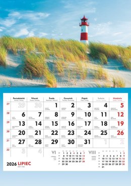 Terminarz Ścienny 2026 Michalczyk i Prokop T-107S-6 kalendarz jednodzielny