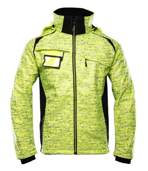 SEVEN KINGS CROSS SOFTSHELL KURTKA ŻÓŁĆ - Żółty (_y) 3XL.