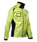 SEVEN KINGS CROSS SOFTSHELL KURTKA ŻÓŁĆ - Żółty (_y) 3XL.